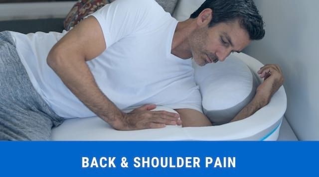 side sleeper pillow for shoulder pain