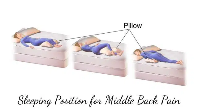 Sleeping Position for Middle Back Pain